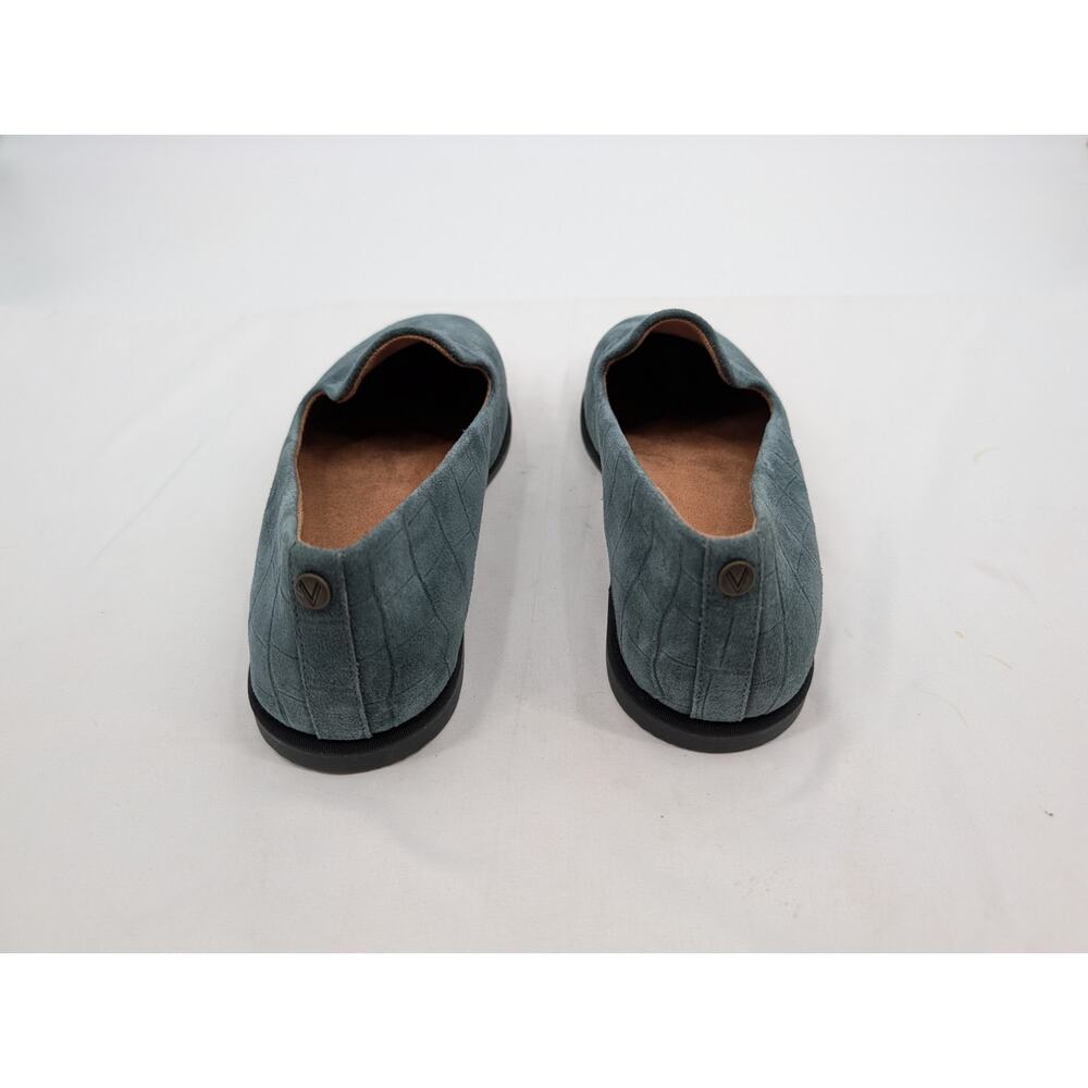 Vionic Willa 2.0 Scarab Suede Leather Green Size 8 Career Office Work Comfort - Picture 3 of 7